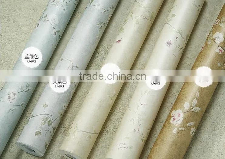 American design flower multicolored decoration home wallpaper