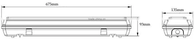 Newest 3 years warranty smd led tri-proof light,LED Explosion-proof Lights