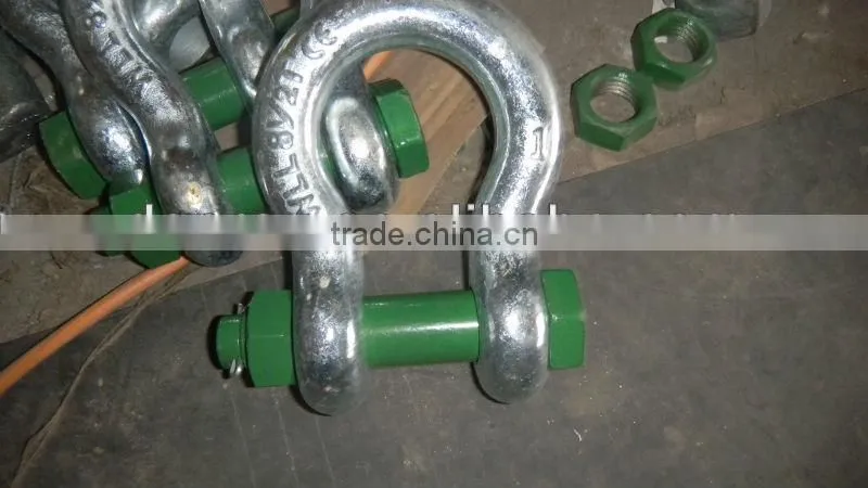 Hot Dipped G2130 Bow Shackle