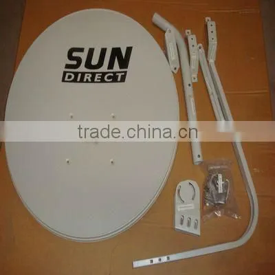 China KU-60cm satellite dish with normol foot mount,manufacture