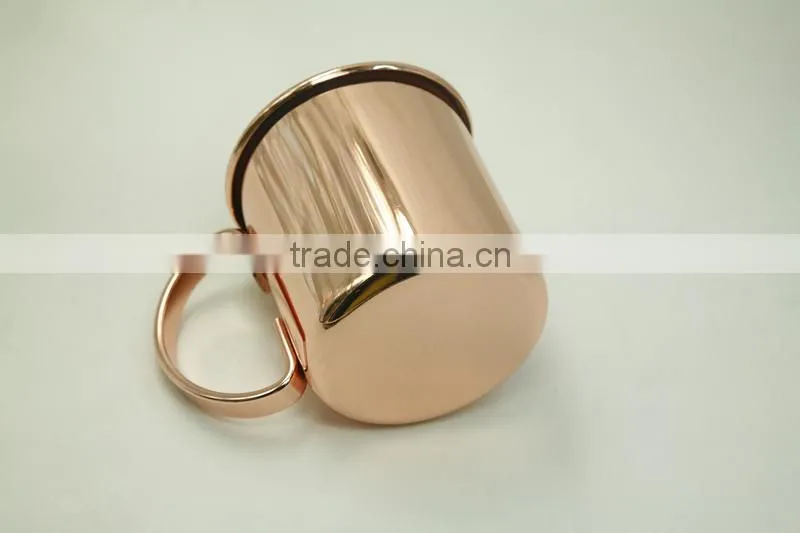 Hot sale pure coper manufacturer moscow mule copper solid mug