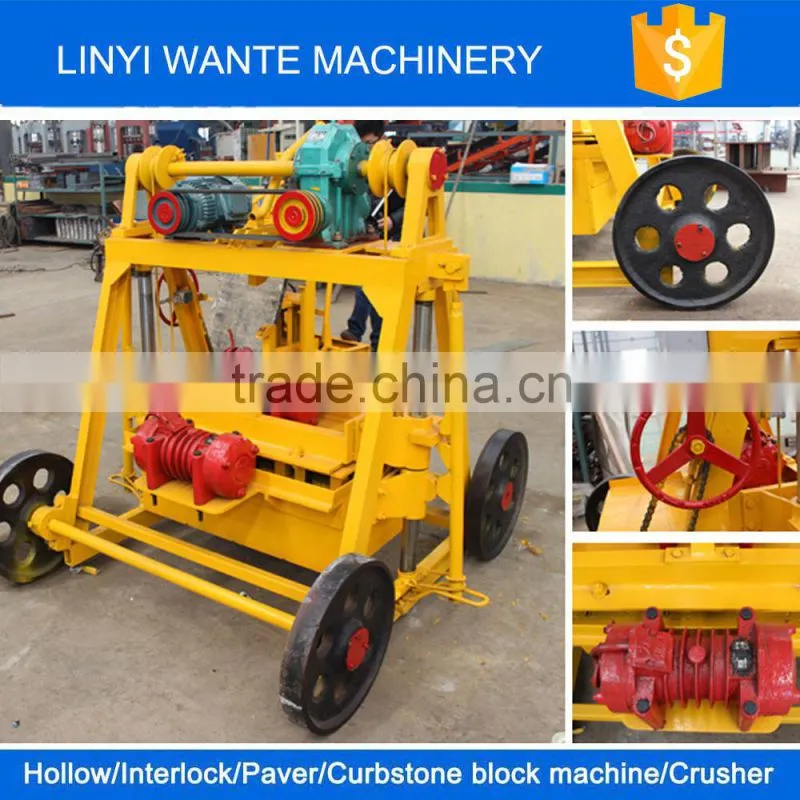 QT40-3B brick laying machine,hand press brick making machine