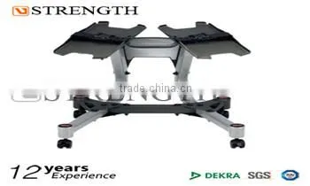 adjustable dumbbell rack
