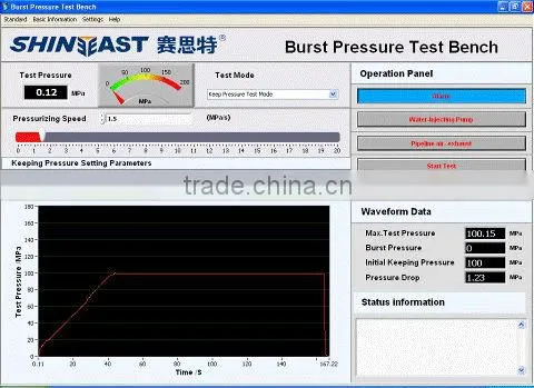300Mpa Burst Pressure Test Bench-SHINEEAST