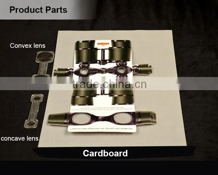 Foldable paper telescope Educational kit for gift