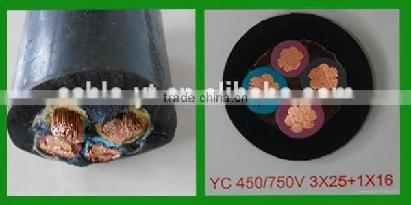 Flexible Rubber Insulation/ Rubber Covered/ Rubber Mixture Sheath Power Cable