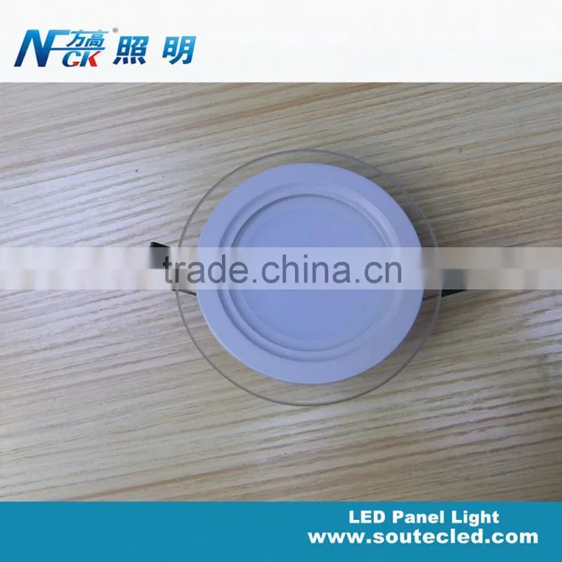 High efficiency recessed ceiling urltra slim round led panel light 85-265v 6w round led panel light