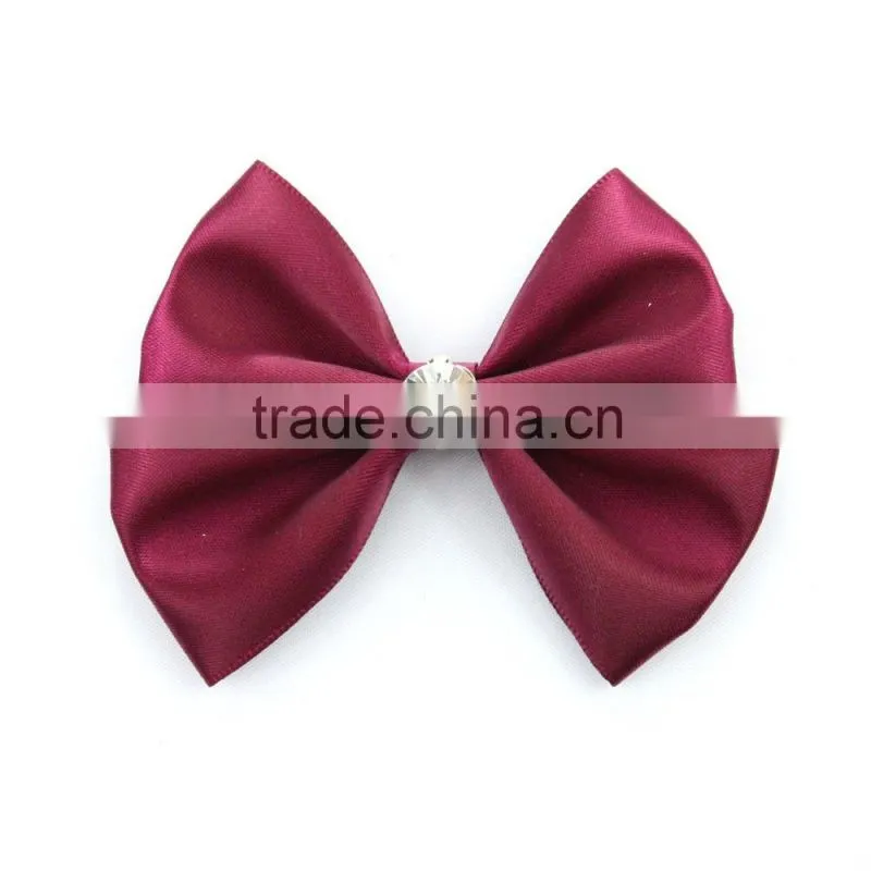 ribbon bows with rhinestone