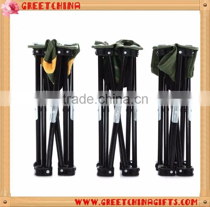 Custom LOGO Outdoor Portable Metal Solid Stool for Fishing