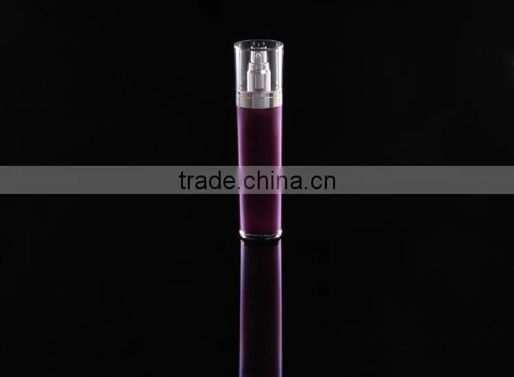Empty luxury cosmetic bottle packaging,airless lotion bottle,airless serum bottle
