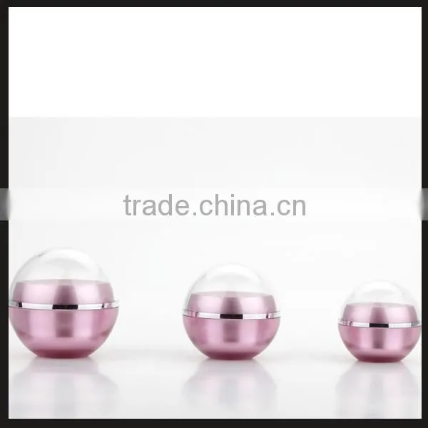 Ball Shape clear cosmetic Acrylic Jar