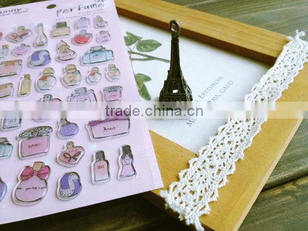 Removable Funny epoxy pvc sticker for promotional gift