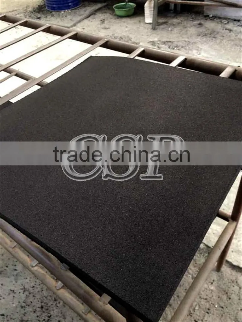 Good elasticity anti-slip indoor rubber game mat floor