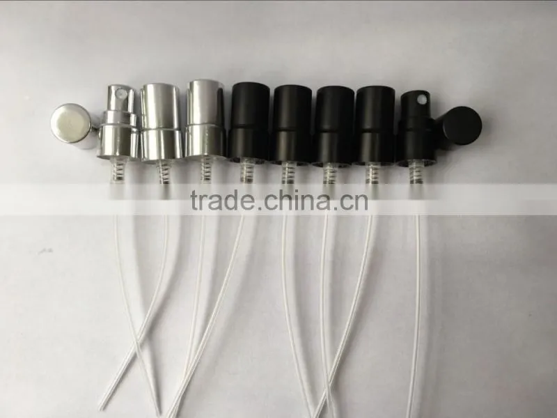 12/410 small aluminum perfume pump sprayer with aluminum cap