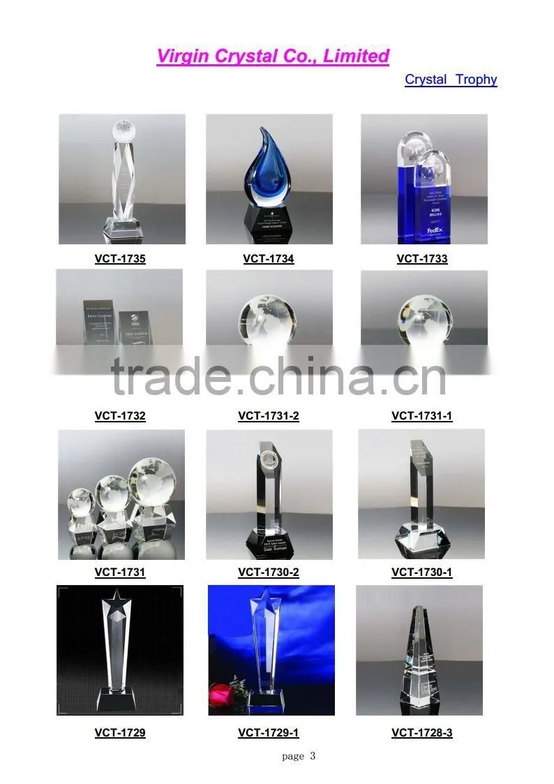 Wholesale classical 3d laser engraved crystal globe trophy awards cube with custom logo for business gift