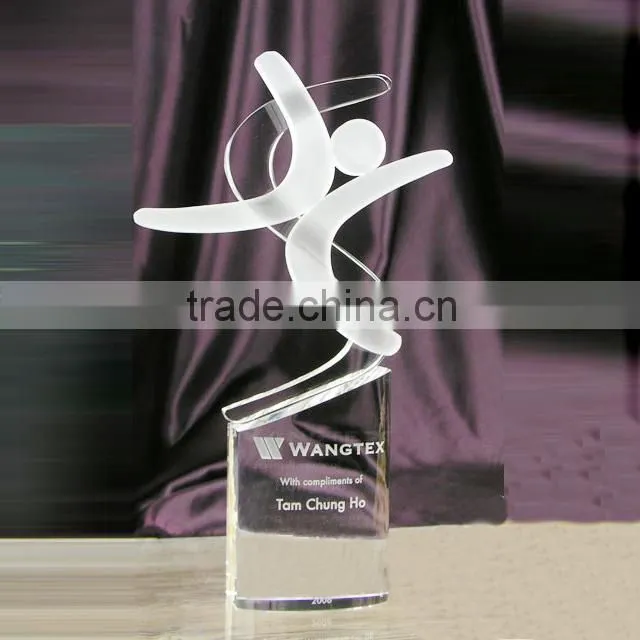 Top Quality Crystal Globe trophy Awards With Logo Printed For Company or sport Souvenirs