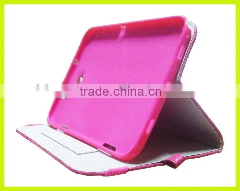2014 new products PU+ TPU leather stand case cover for Samsung Galaxy Tab 4 8.0 T330