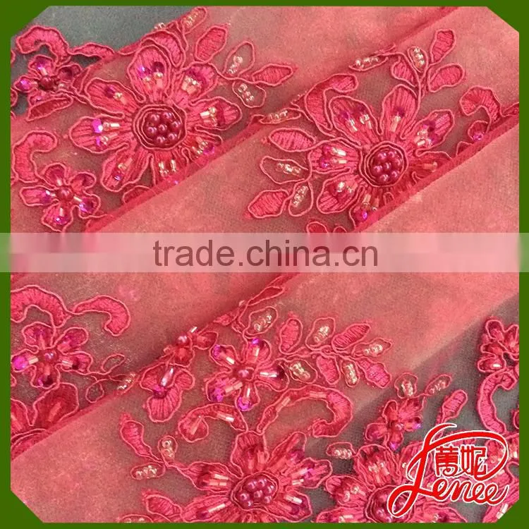 LATEST COLORFUL & FASHIONABLE DESIGN EMBROIDERY FABRIC WHOLESALE