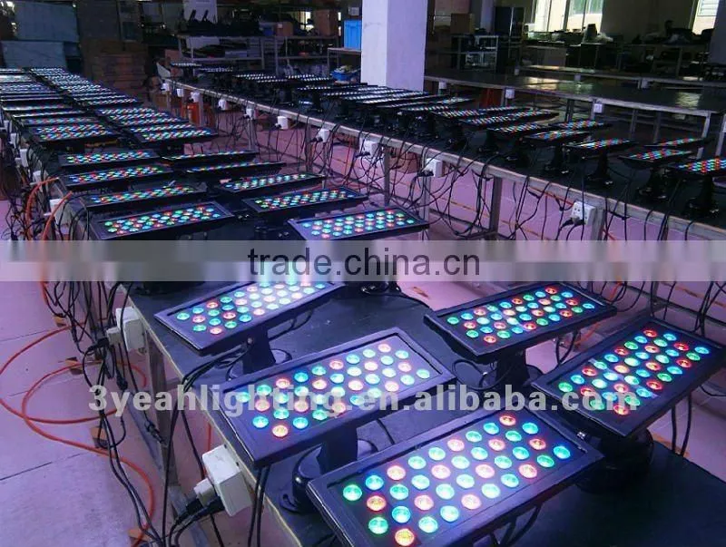 IP65 1 watt 36pcs light 3 in 1 rgb led wall washer