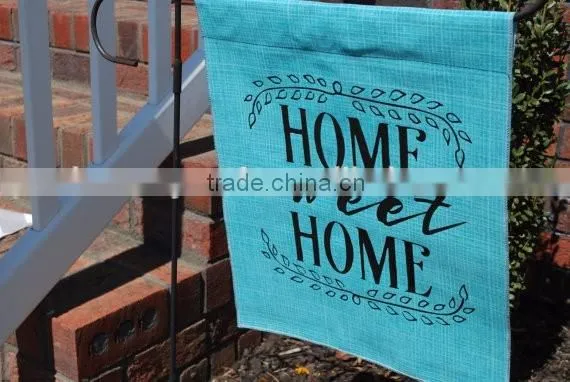 Wholesale garden burlap flags monogrammed cheap garden flags