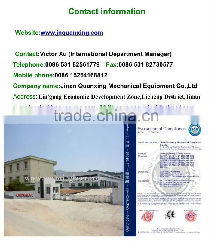 High speed large power CO2 Laser Cutting Machine Price