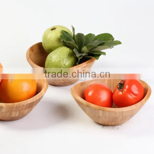 reusable Delicate bamboo mixing bowls