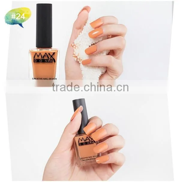 Easam new organic dark black China glaze nail polish with 30 colors for choosen