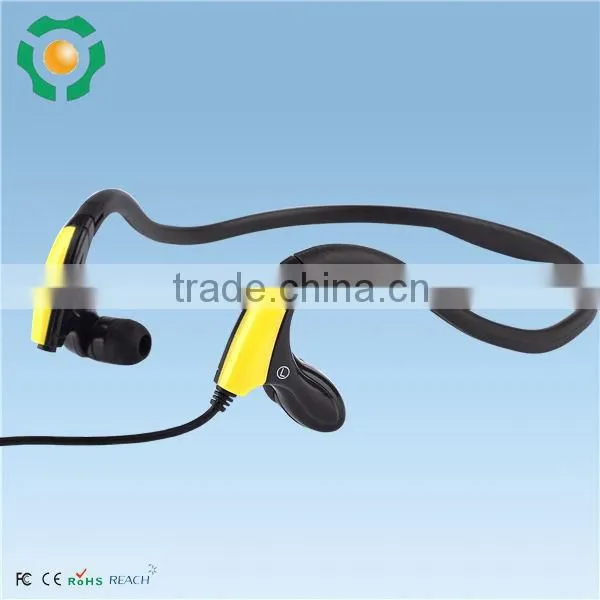 plastic headset earphone hook, round cable neck audifono