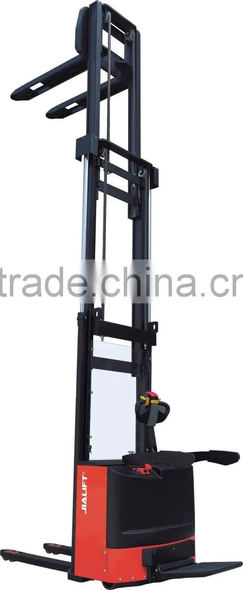 Full electric hydraulic stacker 1500 kg, 4600mm