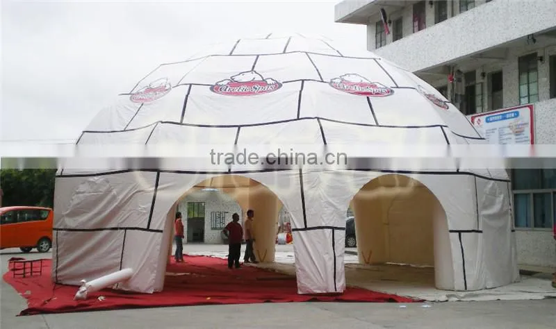inflatable dome tent