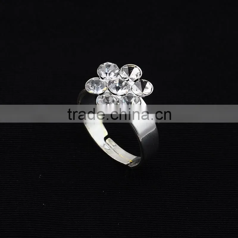 Fahion wedding series woman bulk necklace silver plated diamond bridal jewelry set