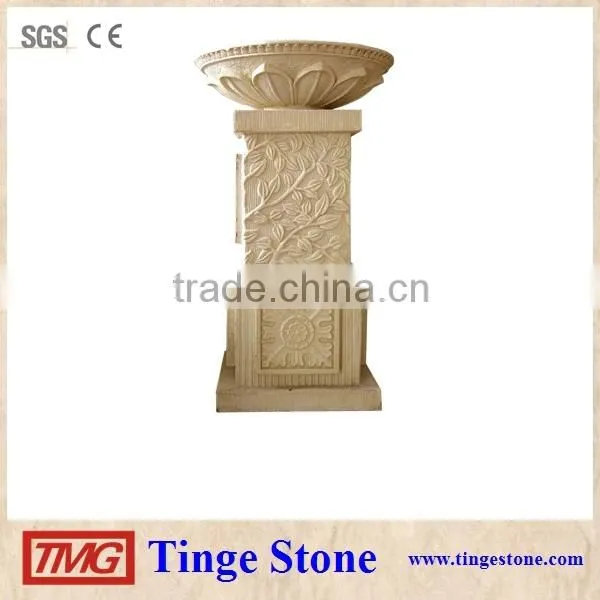 Natural Sandstone Garden Flower Pots