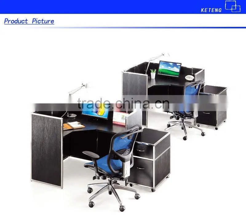 simple stainless steel combination office table