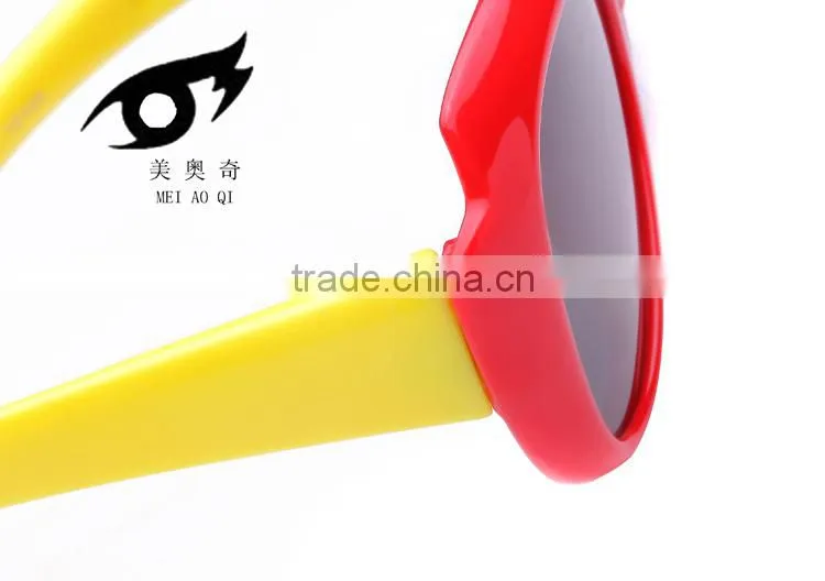 New product small apples children soft silicone material polarized sunglasses