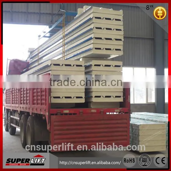 small weight insulated Polyurethane sandwich roof panel