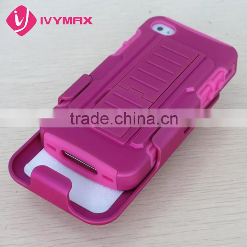for Iphone 4s Robotic Holster Belt Clip Stand Cover Phone Accessory