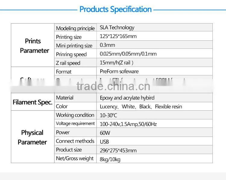 Newest Most Cheap Price 3D Printer Machine SLA 3D Printer 3D Printer For Jewelry Sale