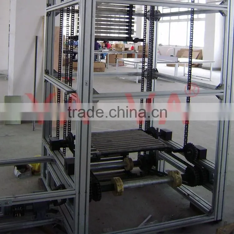 High efficiency vertical elevator system / conveyor system line