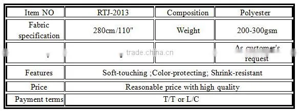 Bright simple modern style various color for cushion cover fabric table cloth, car cushion