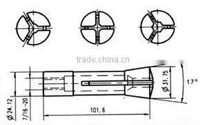 ELASTIC COLLET R8 COLLET SET
