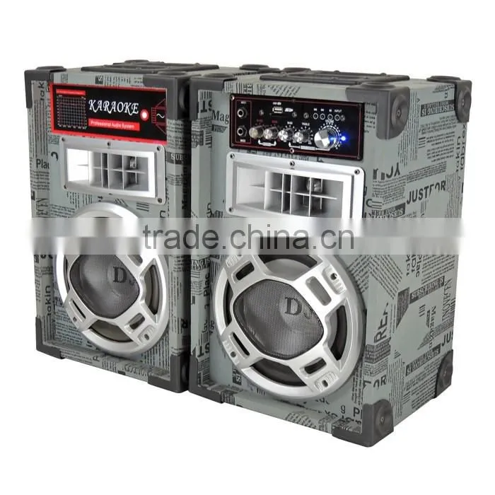 2.0 Wooden High Sound Quality USB Speakers