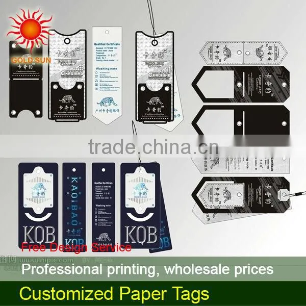 paper hang tags with string