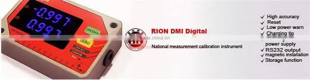 DMI800 Dual Display Digital Protractor Tilt Angle Measure Tool High Precision