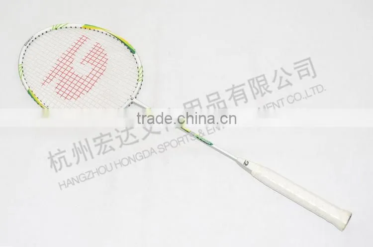 GX-7001/2/3/4 good quality aluminium&steel badminton rackets/top tape racket/create your own brand
