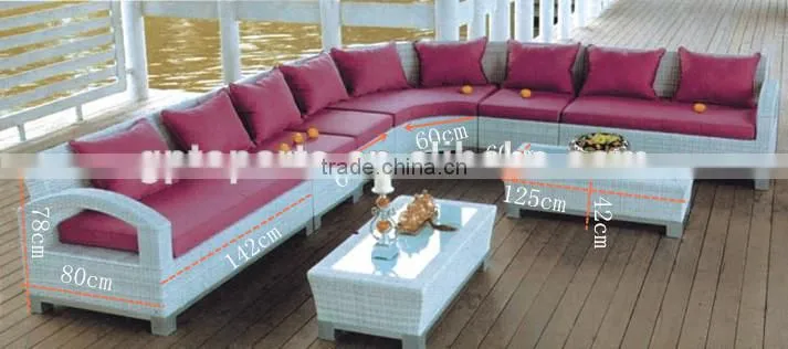 top sale wicker rattan furniture for garden