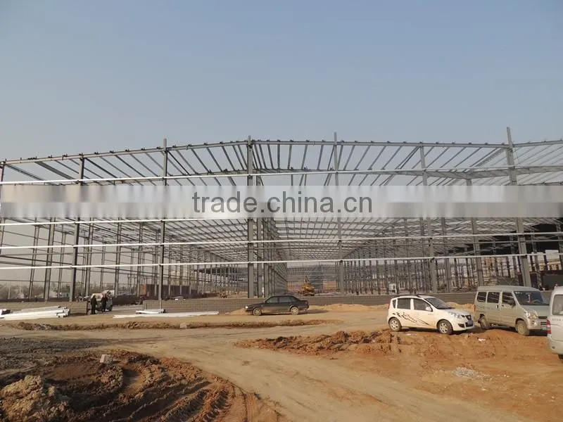 light large span construction steel structure workshop factory building