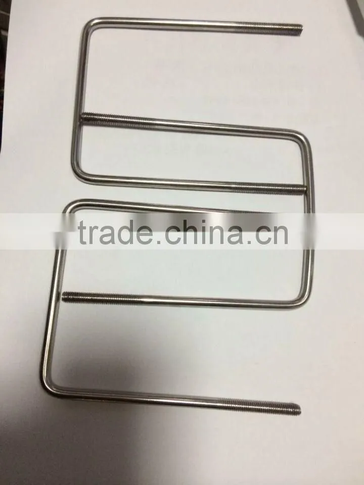 Stainless steel stamping u bolt with nut