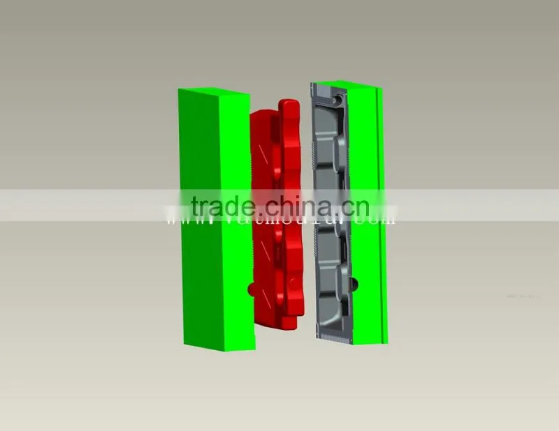 2015 most popular new technology high quality HDPE palstic material traffic road barrier blow mould