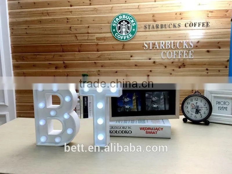 direct manufacture of channel letter light vintage sign wedding light