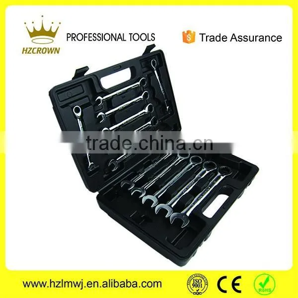 Factory Price 12pcs 8 to19mm DIN Type Professional Ratchet Wrench Set